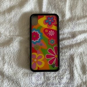 Wild flower iPhone XR phone case- Groovy Flowers